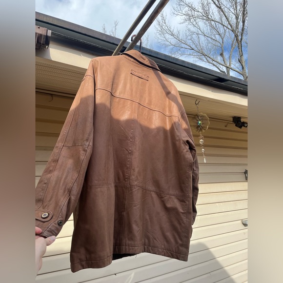 Vintage London Fog Leather Coat - Picture 8 of 12